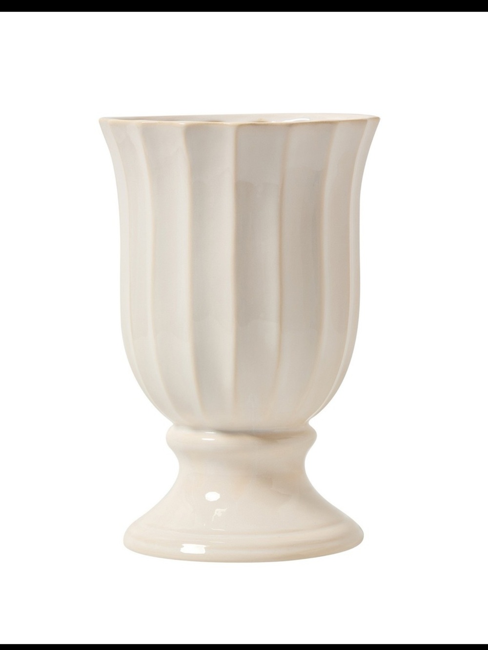 My Texas House White Ceramic Planter Vase, 10in